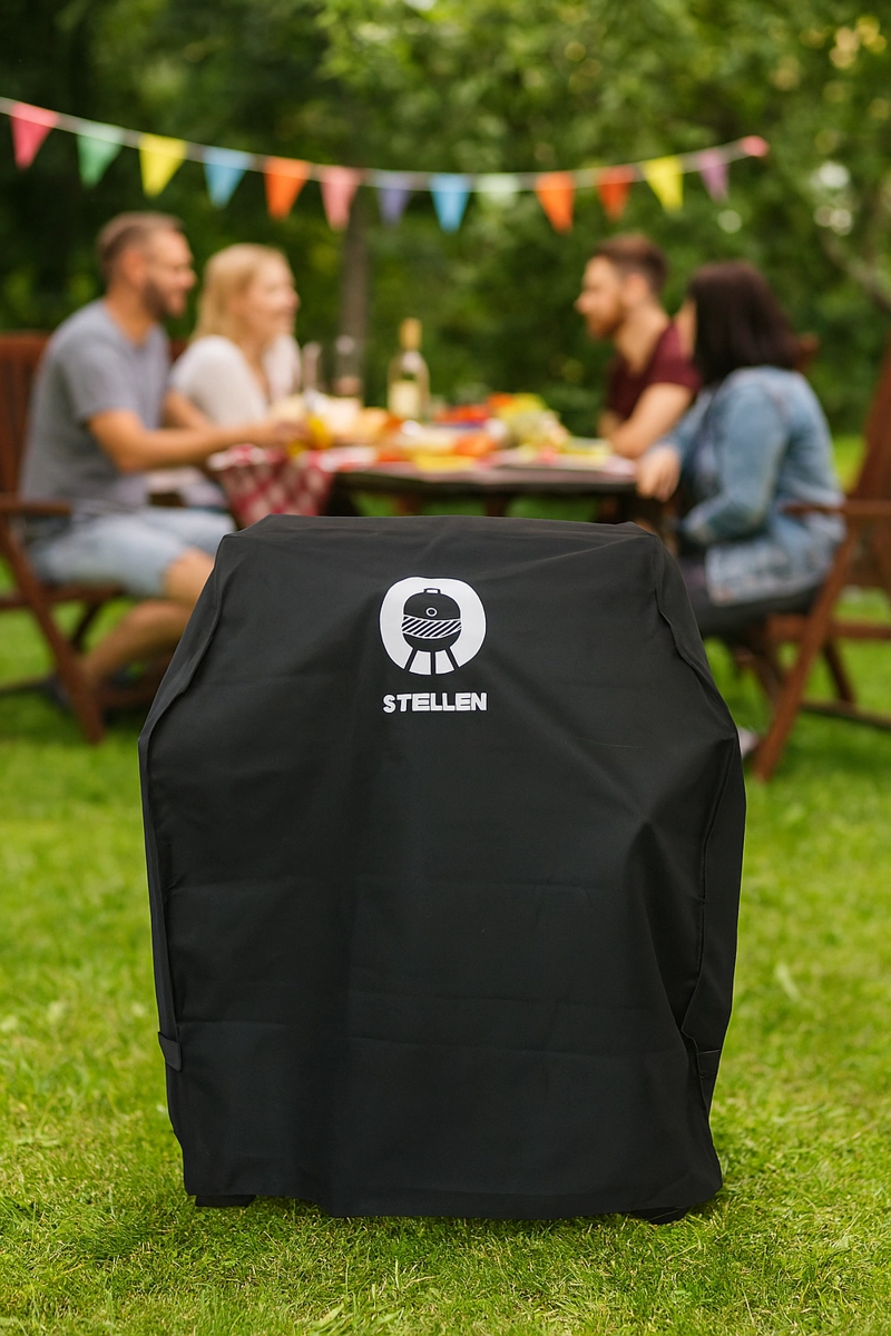 CUBRE PARRILLA IMPERMEABLE FUNDA PARA PARRILLA ROBLE - 3