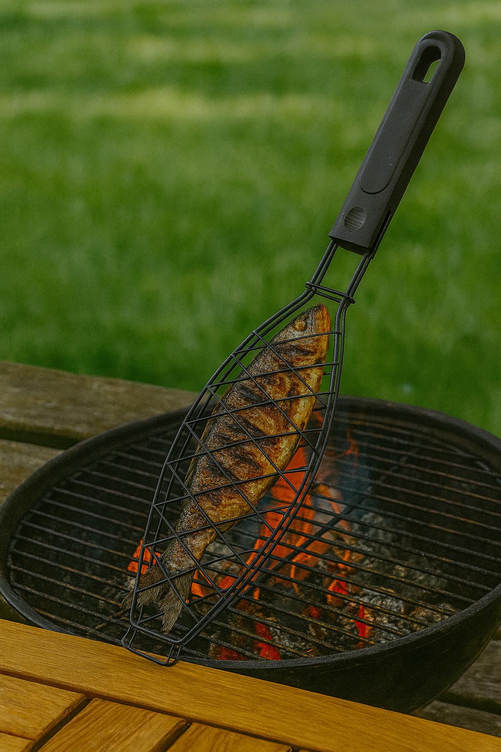 GRILL REJILLA ANTIADHERENTE PARA ASAR PESCADO STELLEN - 1