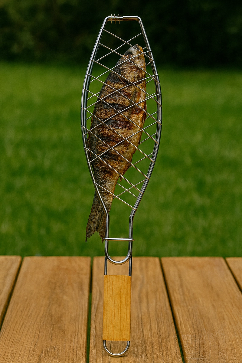 REJILLA PARA ASAR VEGETALES Y PESCADO XL MADERA - 3