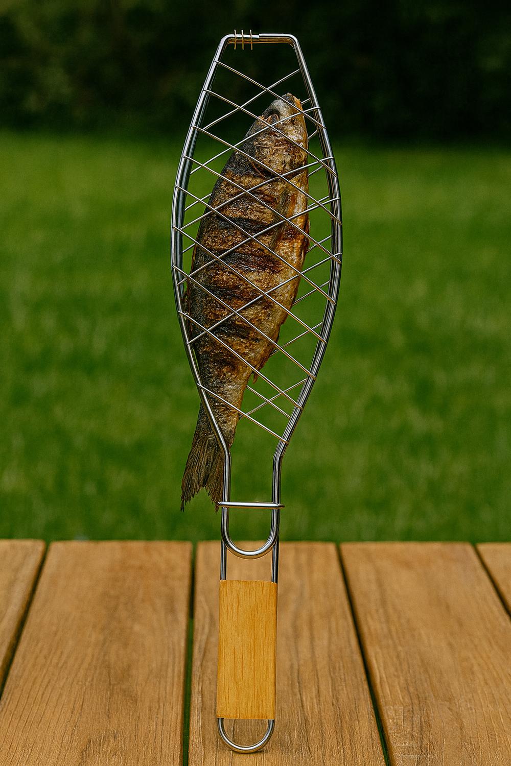 REJILLA PARA ASAR VEGETALES Y PESCADO XL MADERA - 3