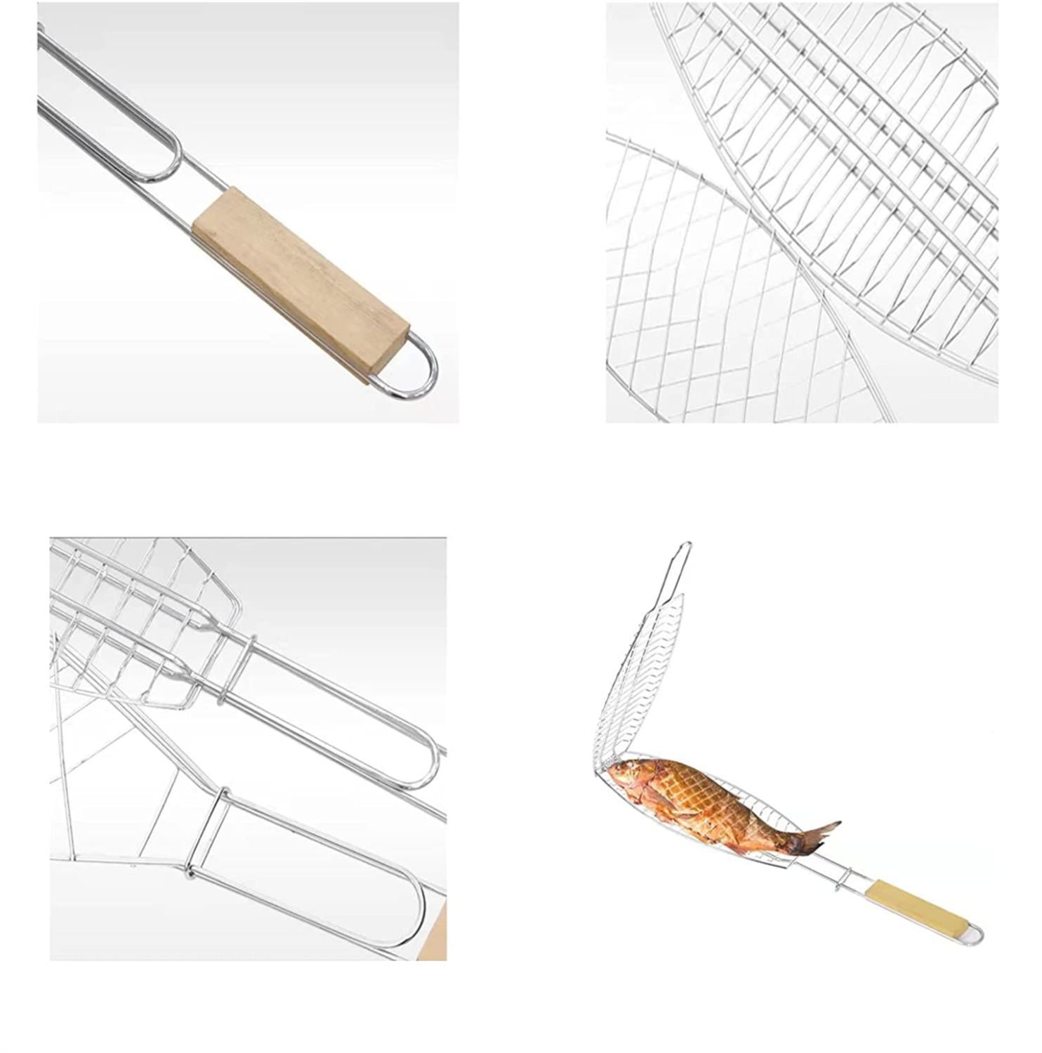 REJILLA PARA ASAR VEGETALES Y PESCADO XL MADERA - 5