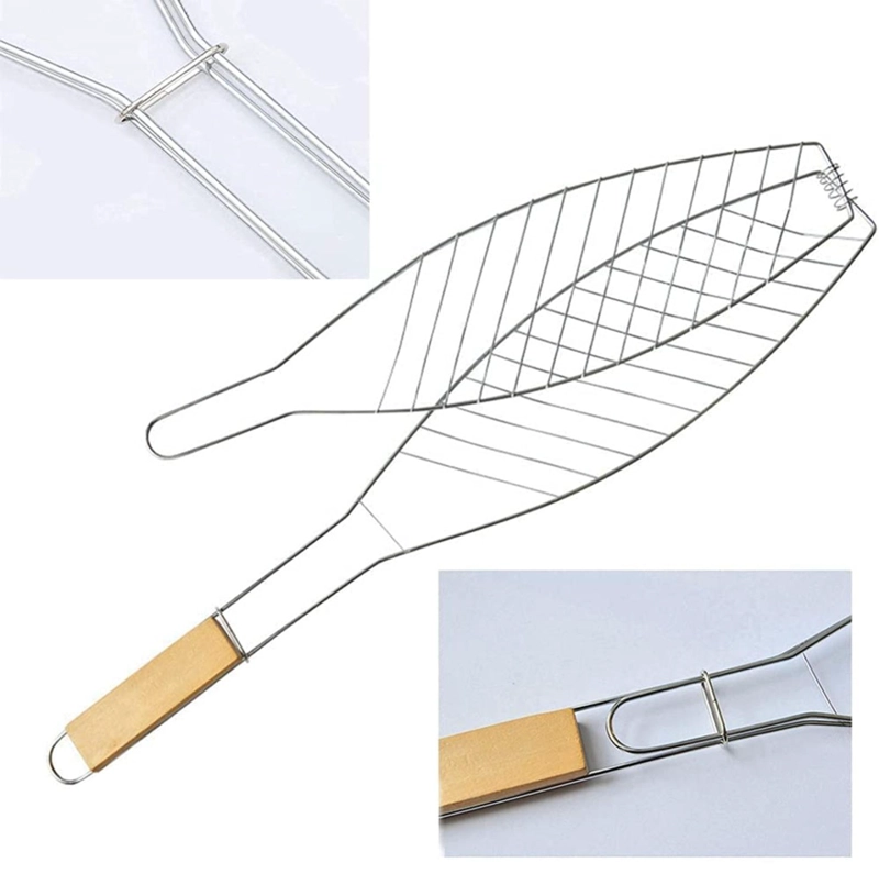REJILLA PARA ASAR VEGETALES Y PESCADO XL MADERA - 6
