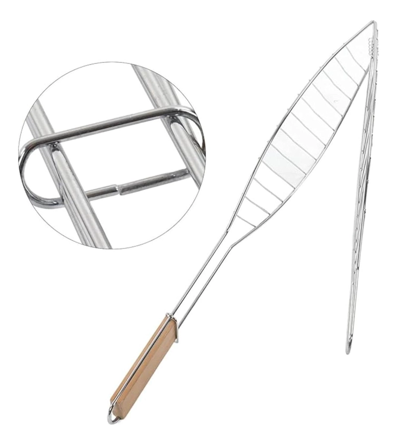 REJILLA PARA ASAR VEGETALES Y PESCADO XL MADERA - 8