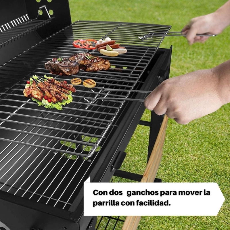 PARRILLA A CARBON MODELO QUEBRACHO - 6