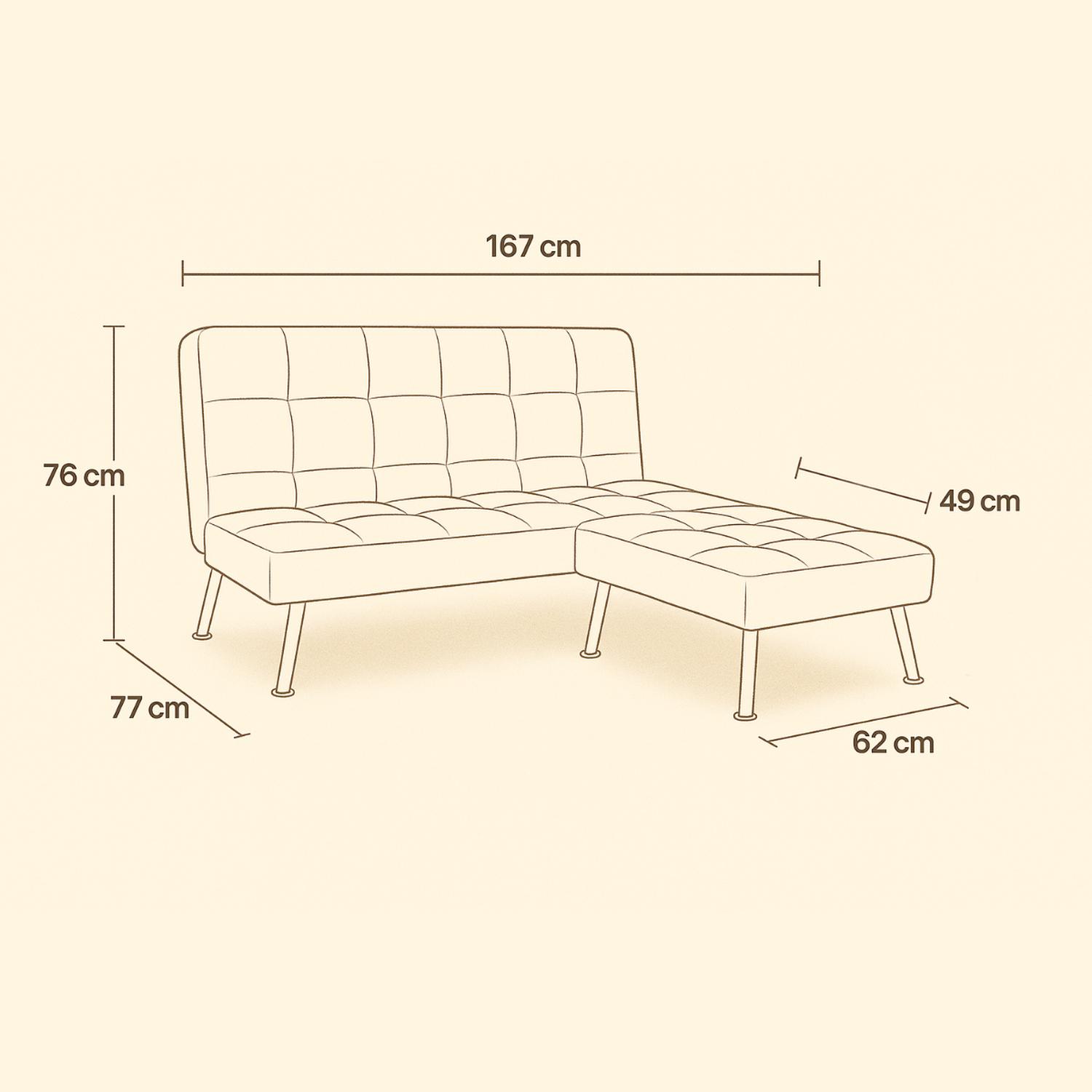 SILLON SOFA CAMA SECCIONAL MADRID - 8