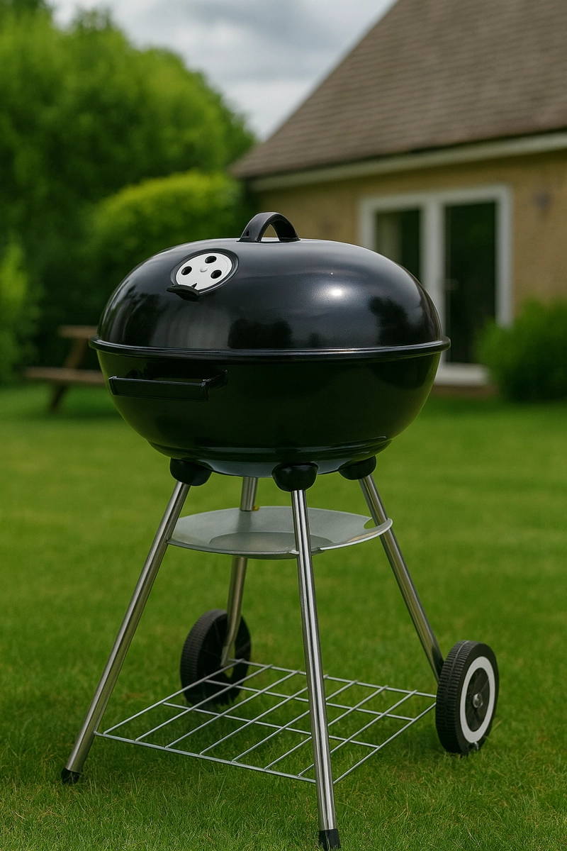 PARRILLA A CARBON ENCINA CON RUEDAS - 3