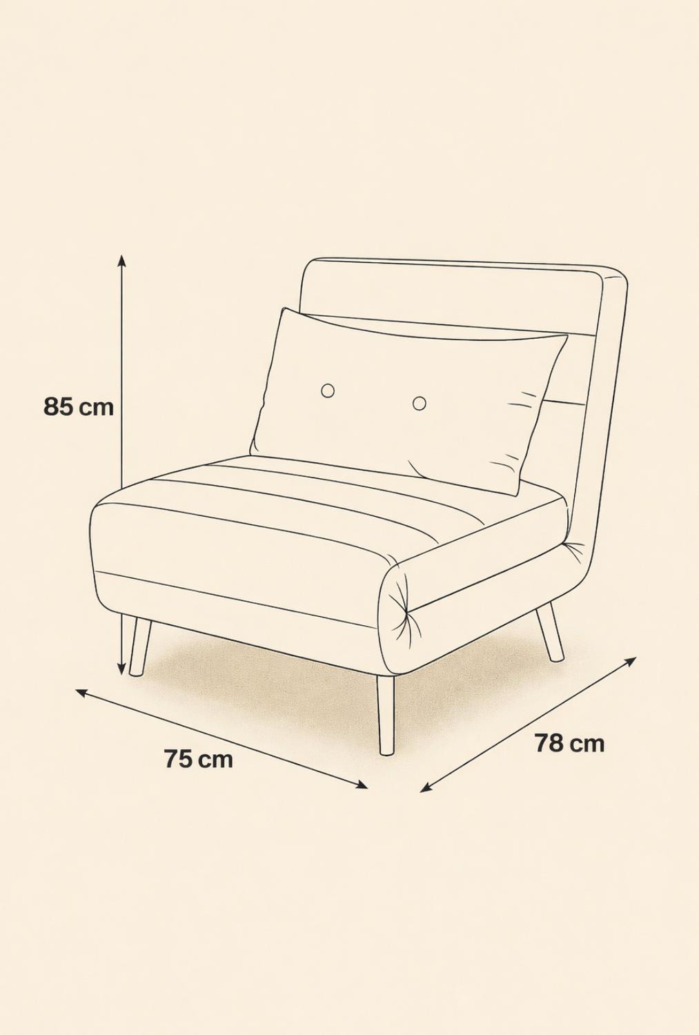 SILLON SOFA CAMA PLEGABLE LIBANO - 8