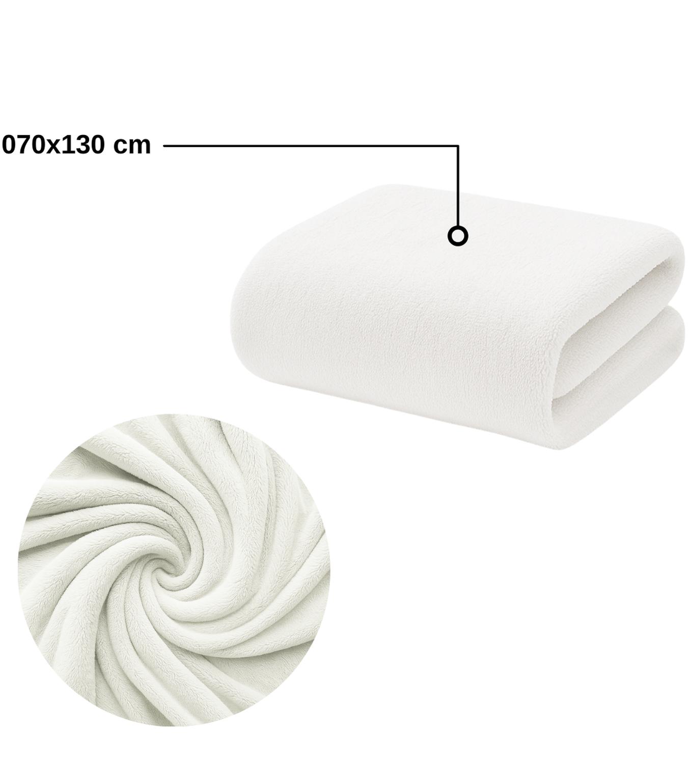 TOALLA BLANCA MICROFIBRA 070X130 - 4
