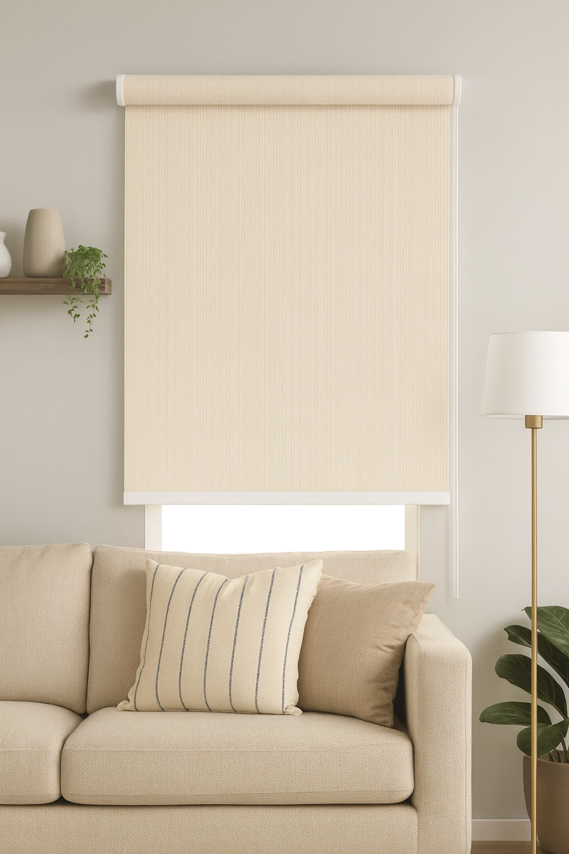 CORTINA ROLLER BLACKOUT BEIGE 080X200 - 1