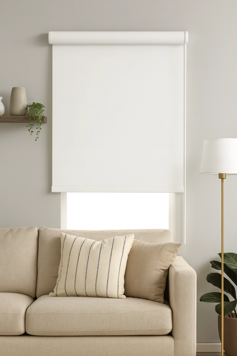 CORTINA ROLLER BLACKOUT BLANCA 120X200 - 1