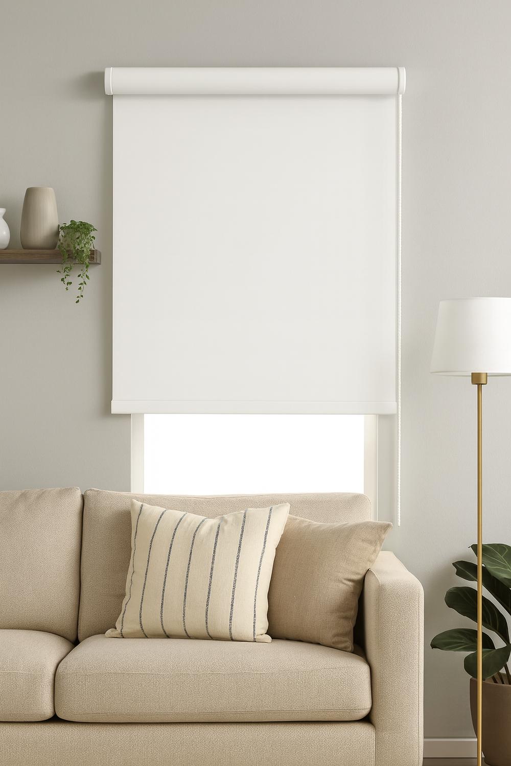 CORTINA ROLLER BLACKOUT BLANCA 120X200 - 1