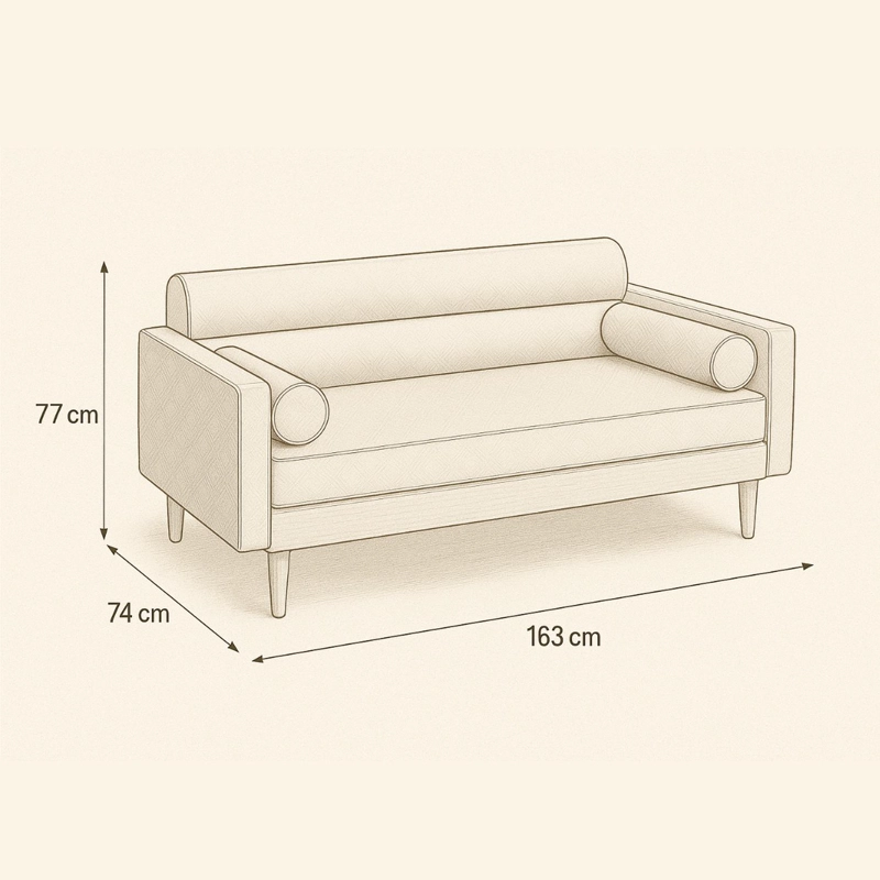 SOFA DE LINO AMSTERDAM - 6