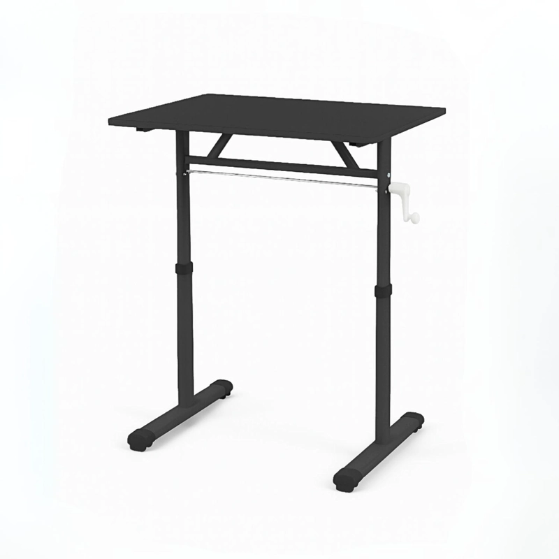 ESCRITORIO CON ALTURA AJUSTABLE 100X60X63-86CM FUNCIONAL TENERIFE NEGRO - 5
