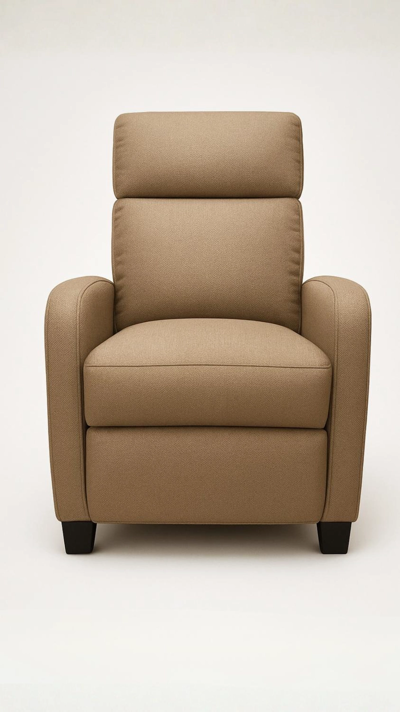 SILLON RECLINABLE BERGER HOLANDA CAFE CLARO - 2
