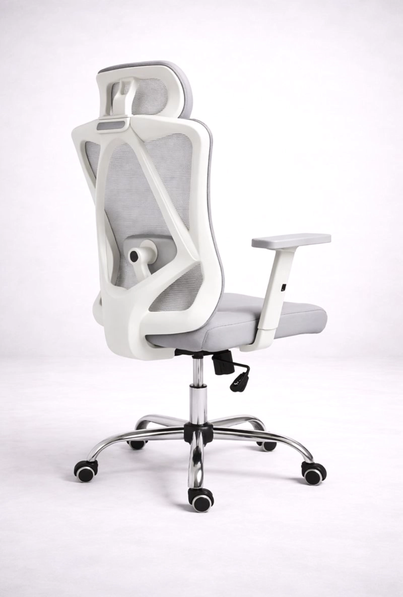 SILLA DE ESCRITORIO - OFICINA - GAMER HOUSTON GRIS - 3