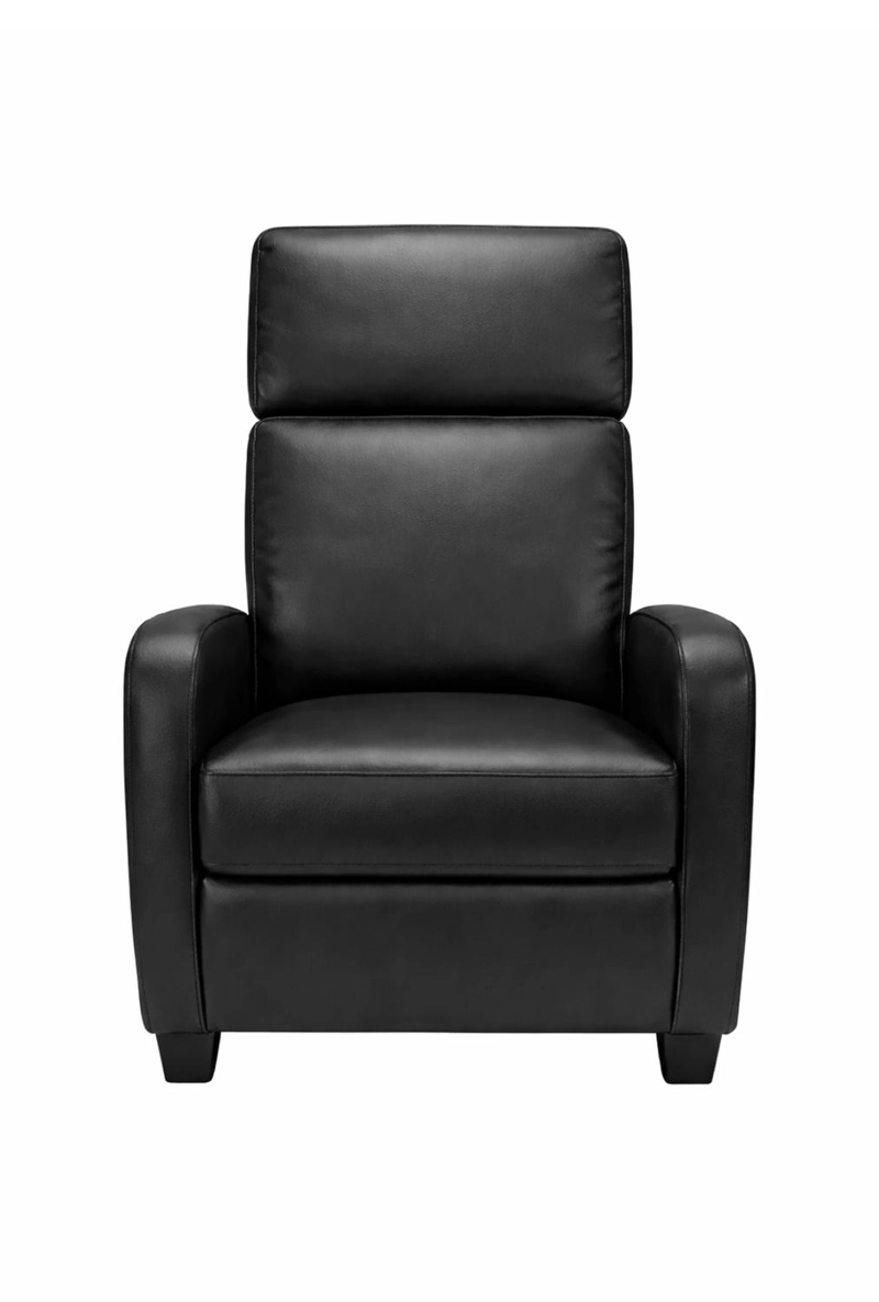 SILLON RECLINABLE BERGER HOLANDA PU NEGRO - 2