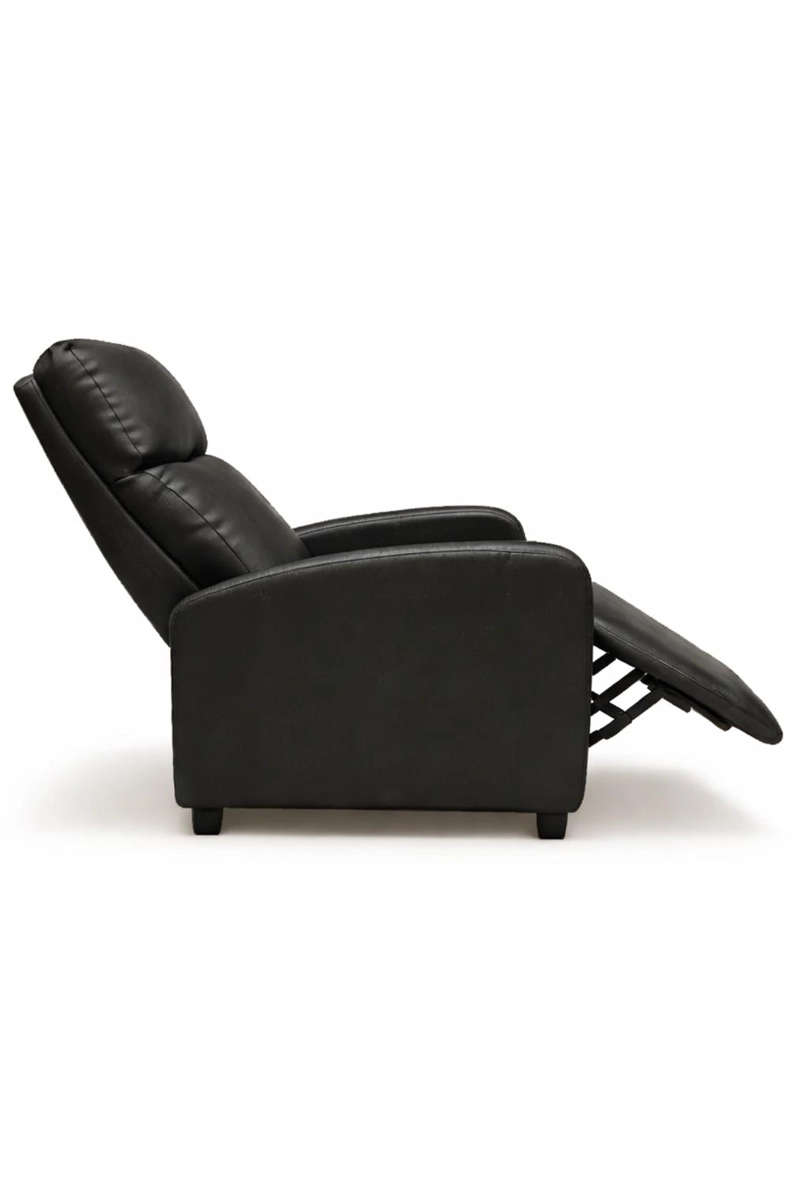 SILLON RECLINABLE BERGER HOLANDA PU NEGRO - 5