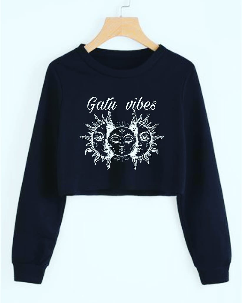 CROP TOP OVERSIZE GATU VIBES - 1