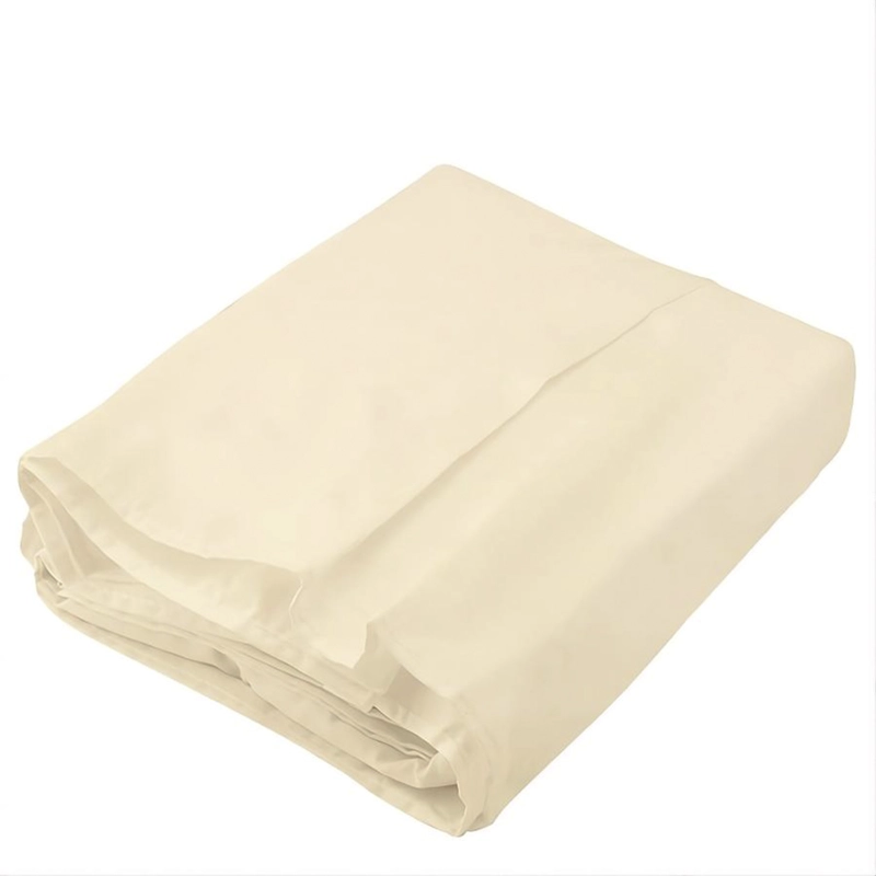 FALDON 144 HILOS CLASICO LISO 2 PLAZAS CRUDO - 2