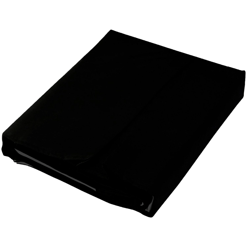 FALDON 144 HILOS CLASICO LISO SUPERKING NEGRO - 2