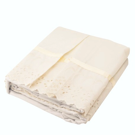 FALDON 144 HILOS BRODERIE AMANDA 2 PLAZAS CRUDO - 2