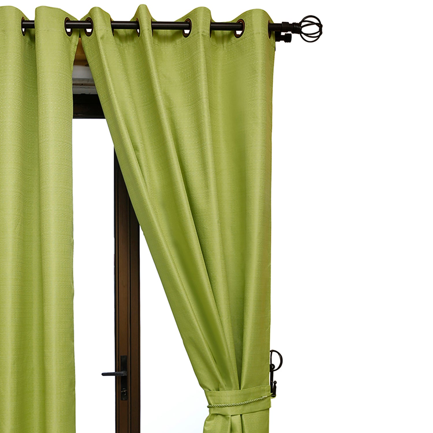 SET DE CORTINAS BLACKOUT CON ARGOLLAS 6 PIEZAS PISTACHO - 3