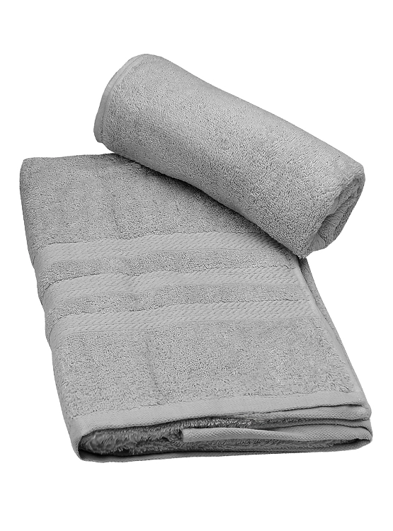 JUEGO DE TOALLAS DE BAÑO GRECCO GRIS - 1