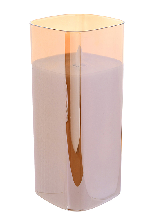 PORTAVELA LED DECORATIVA PADOVA CUBO GRANDE - 1