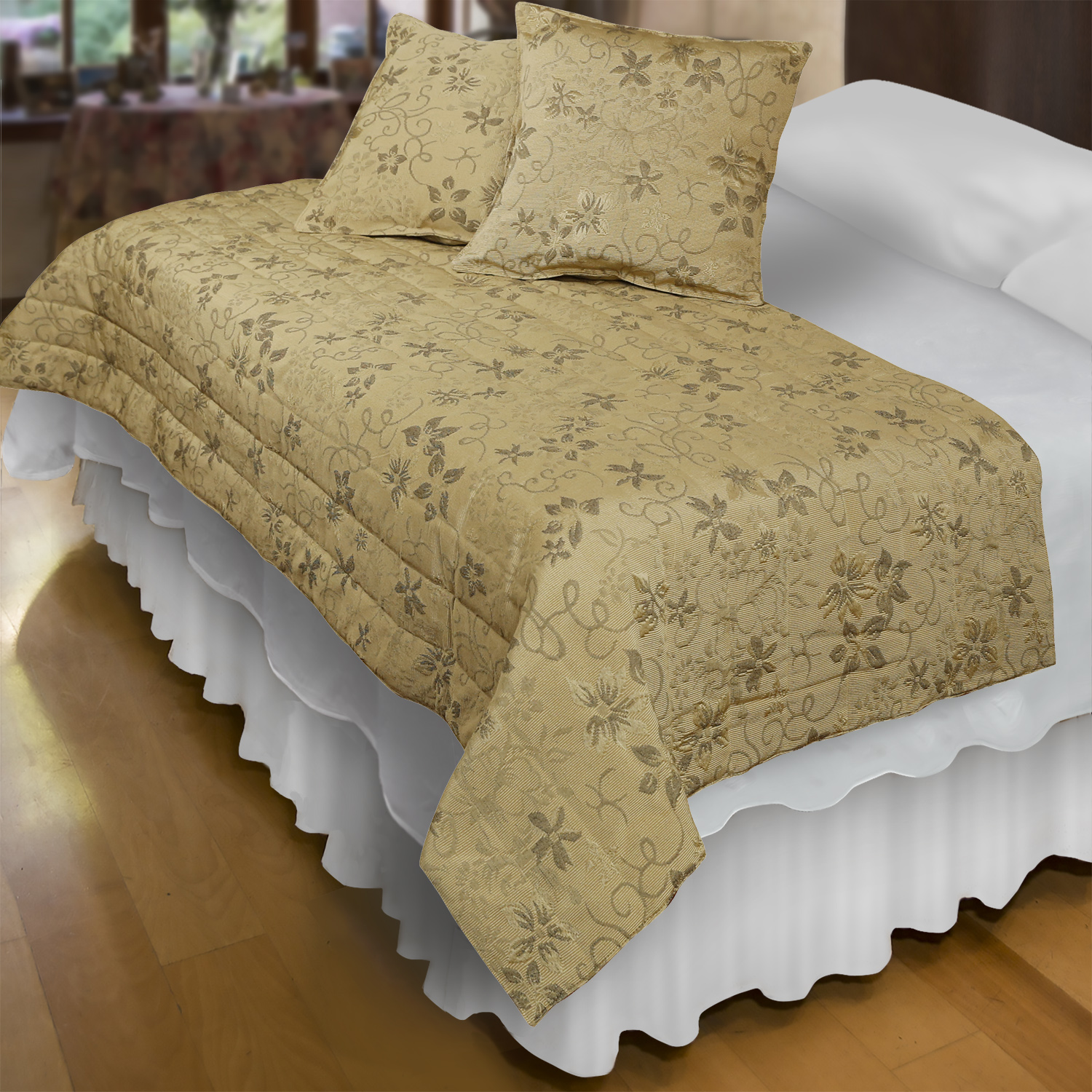 PIECERA MALLORCA FUNDAS VICTORIANA REVERSIBLE NO APLICA MEDIDAS ESPECIALES BEIGE - 2