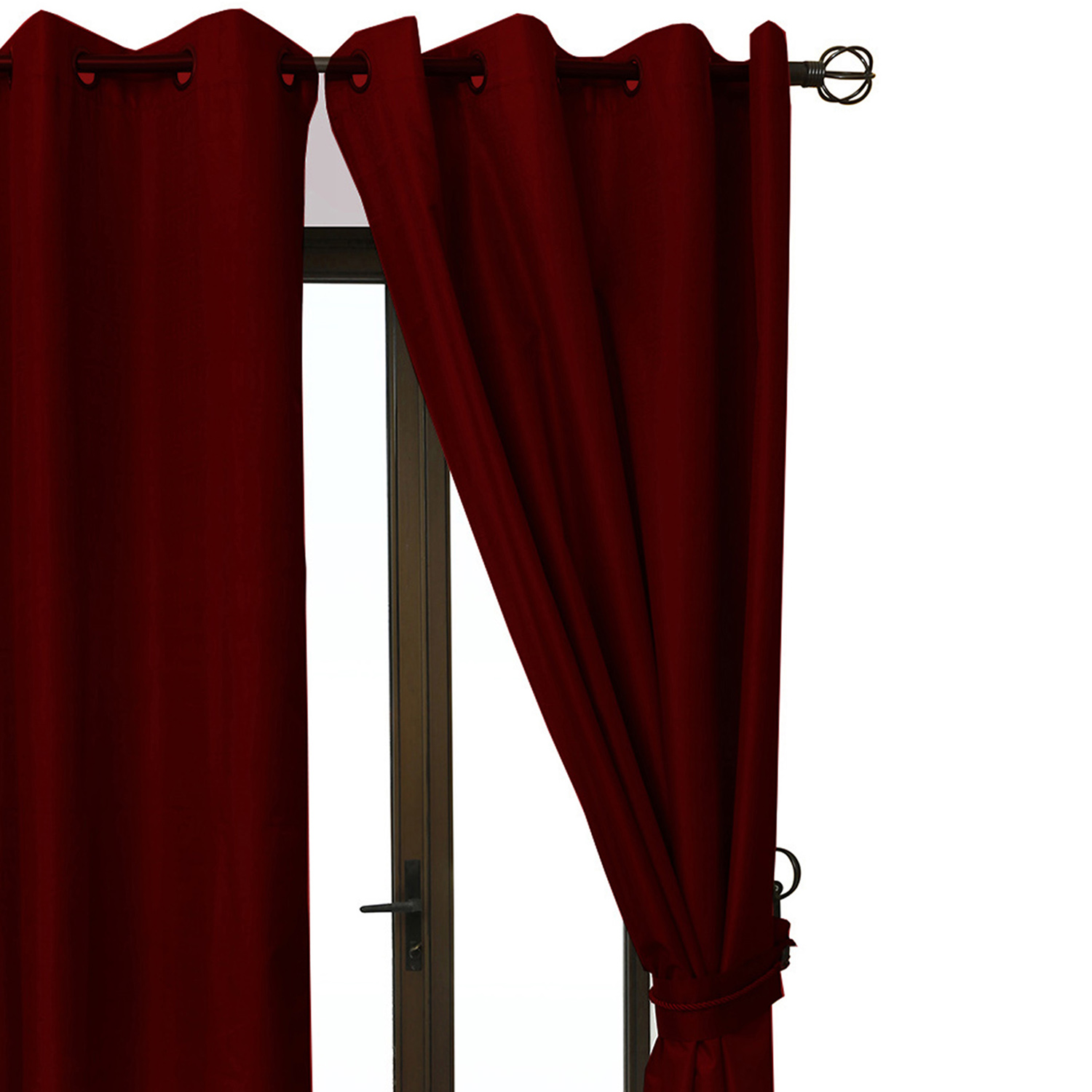 SET DE CORTINAS BLACKOUT CON ARGOLLAS 6 PIEZAS TERRACOTA - 3