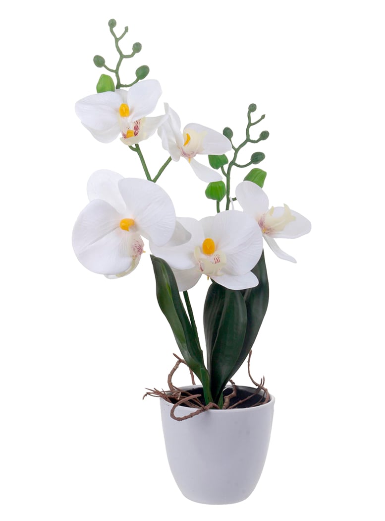 PLANTA DECORATIVA ARTIFICIAL ORQUIDIA REAL TOUCH 43 CMS. - 1