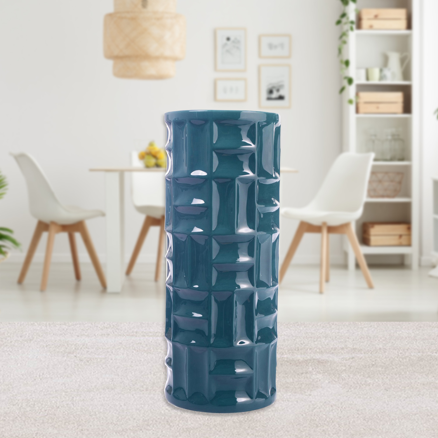 JARRON DECORATIVO SANTORINI | AZUL - 2