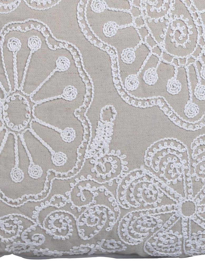 COJÍN MALLORCA DECORATIVO CAMPIÑA 45 X 45 CM BEIGE - 3