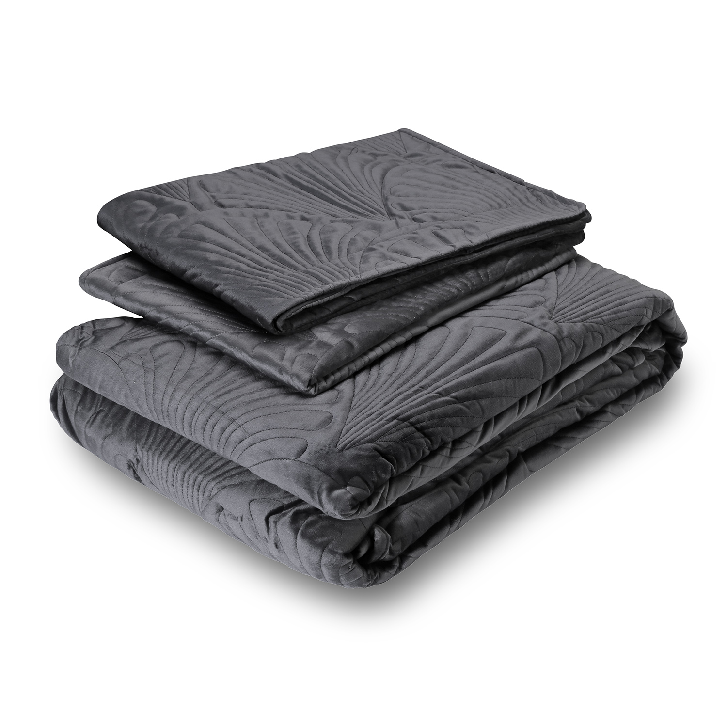 QUILT LISO VELVET PARIS GRAFITO 2 PLAZAS - 3