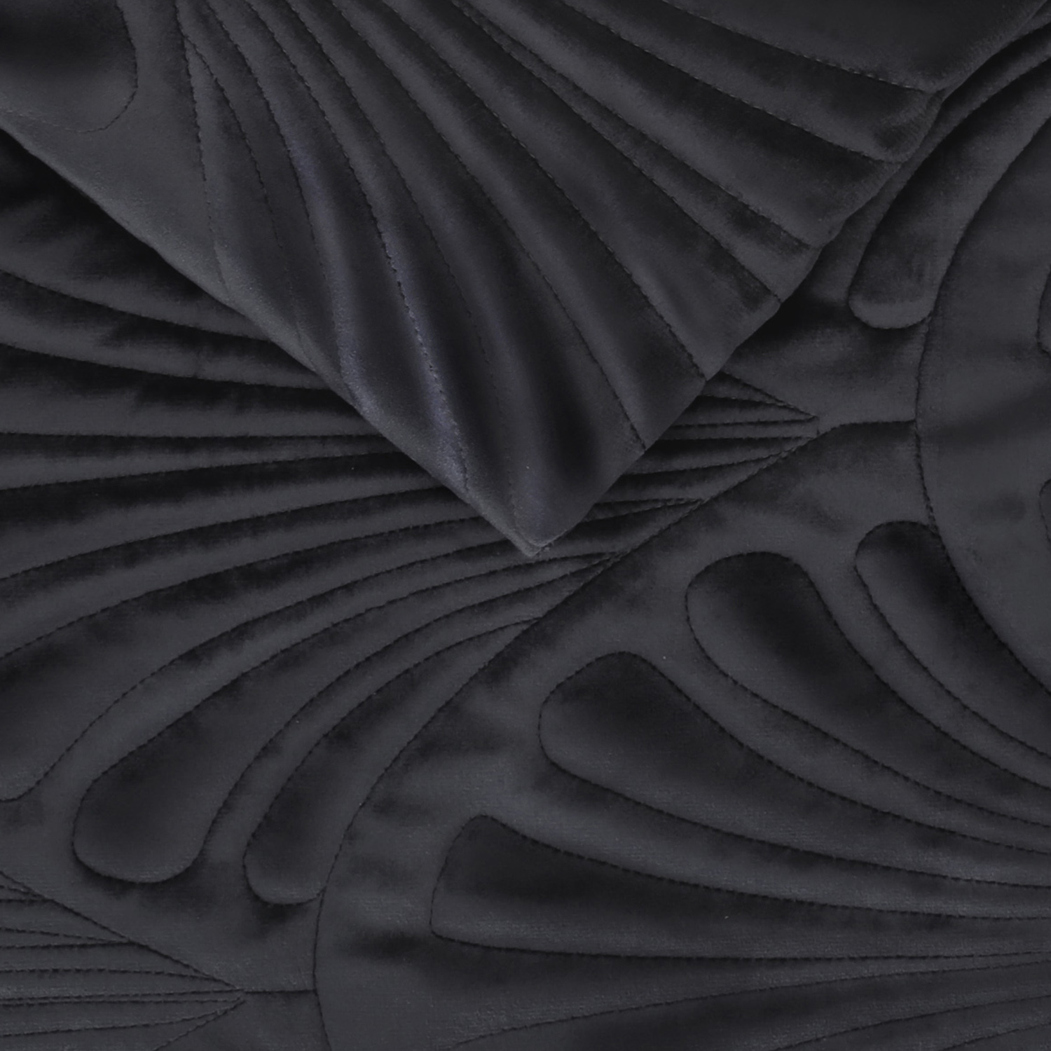 QUILT LISO VELVET PARIS GRAFITO SUPERKING - 2