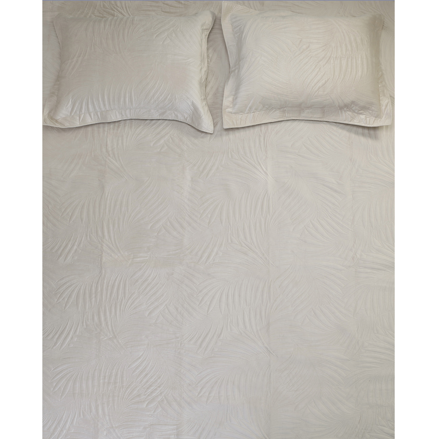 QUILT LISO VELVET IBIZA CRUDO 1,5 PLAZAS - 4