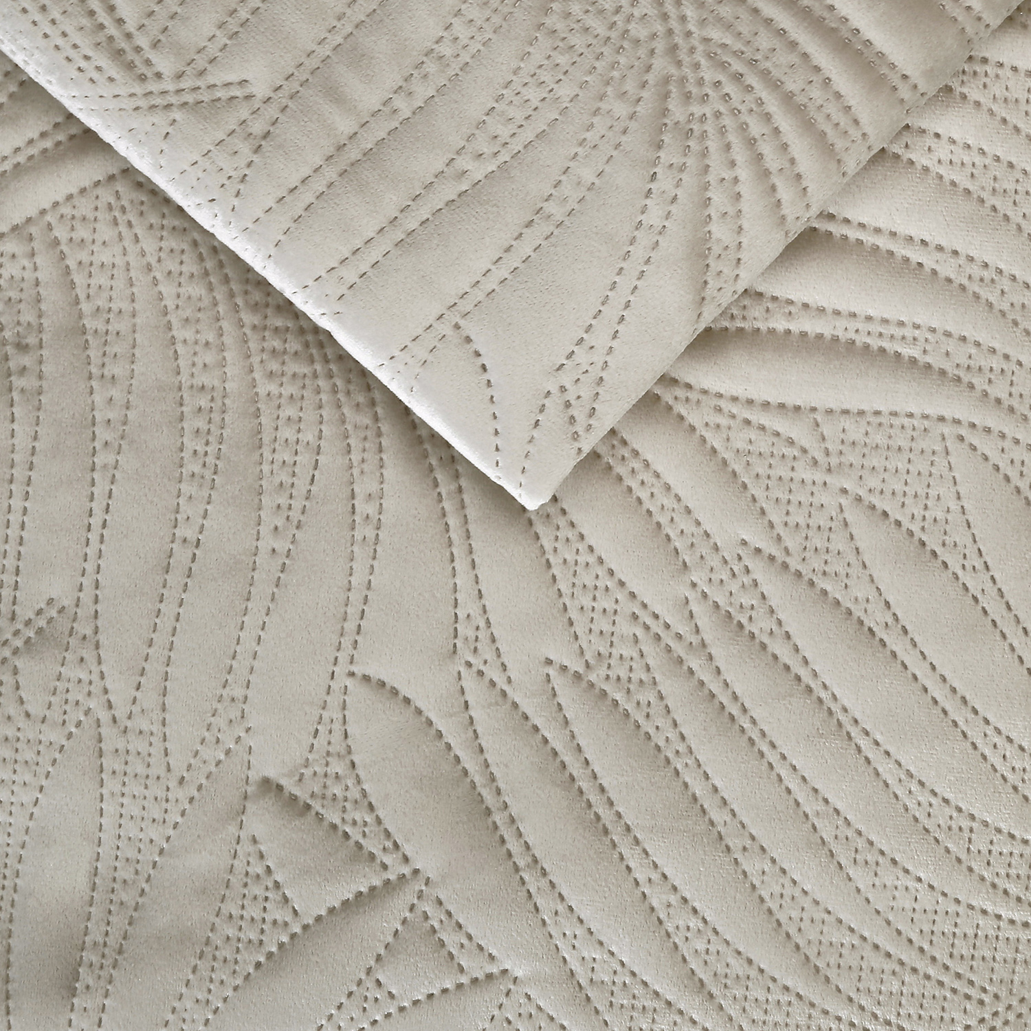 QUILT LISO VELVET IBIZA CRUDO SUPERKING - 2