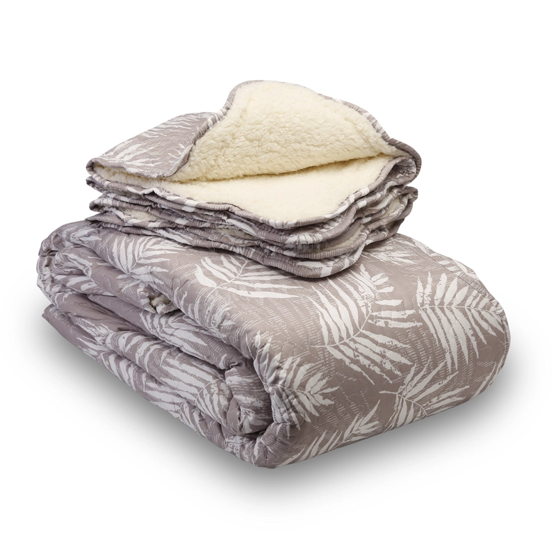 QUILT SHERPA KING HELECHOS CRUDO ESTAMPADO - 2