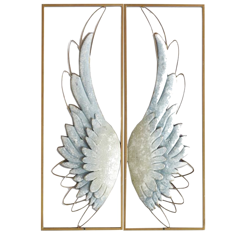 SET PLACAS MURALES DECORATIVAS ANGELES | MULTICOLOR - 2