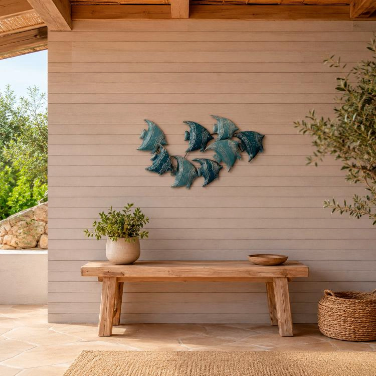 PLACA MURAL DECORATIVA OCEANO | MULTICOLOR - 1
