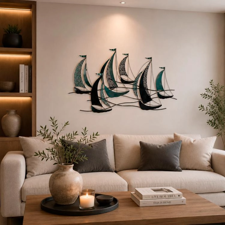 PLACA MURAL DECORATIVA REGATA | MULTICOLOR - 1