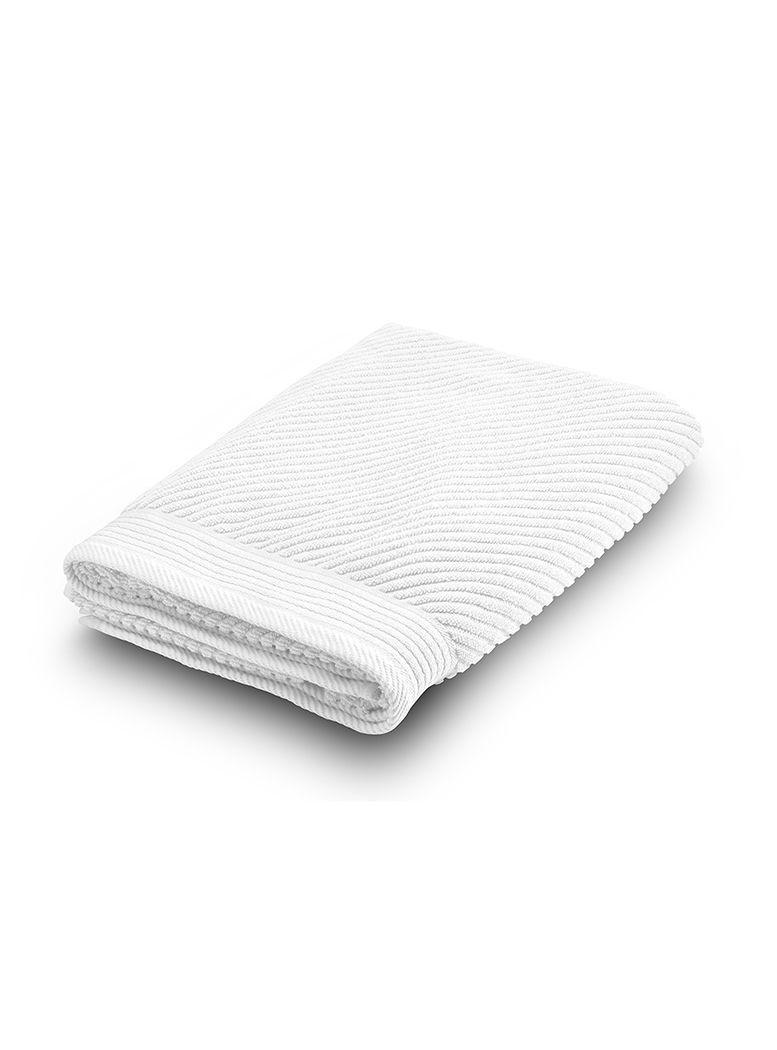 TOALLON DE BAÑO JACQUARD BLANCO - 1