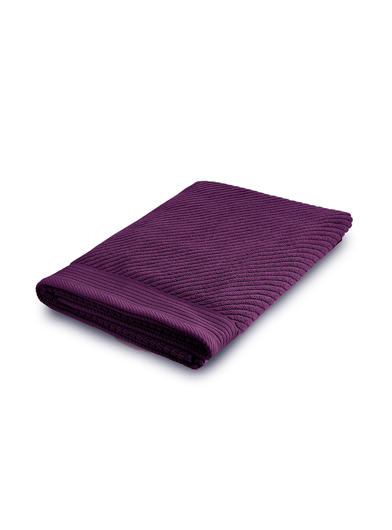 TOALLON DE BAÑO JACQUARD MORADO - 1