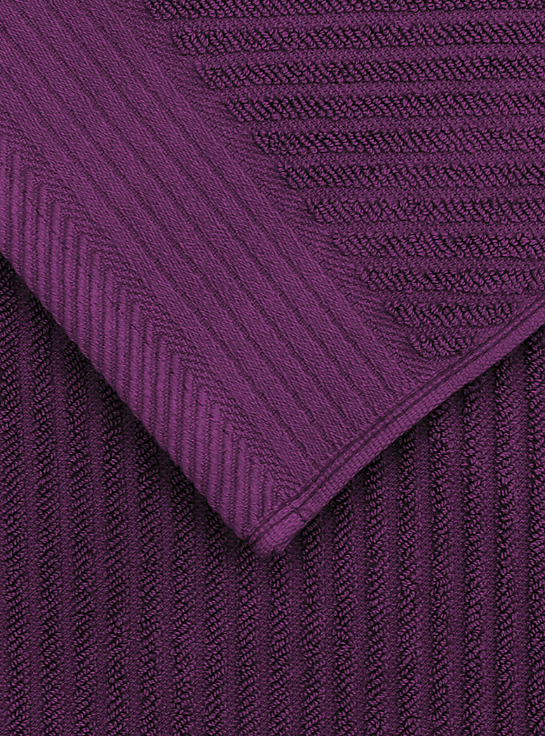 TOALLON DE BAÑO JACQUARD MORADO - 2