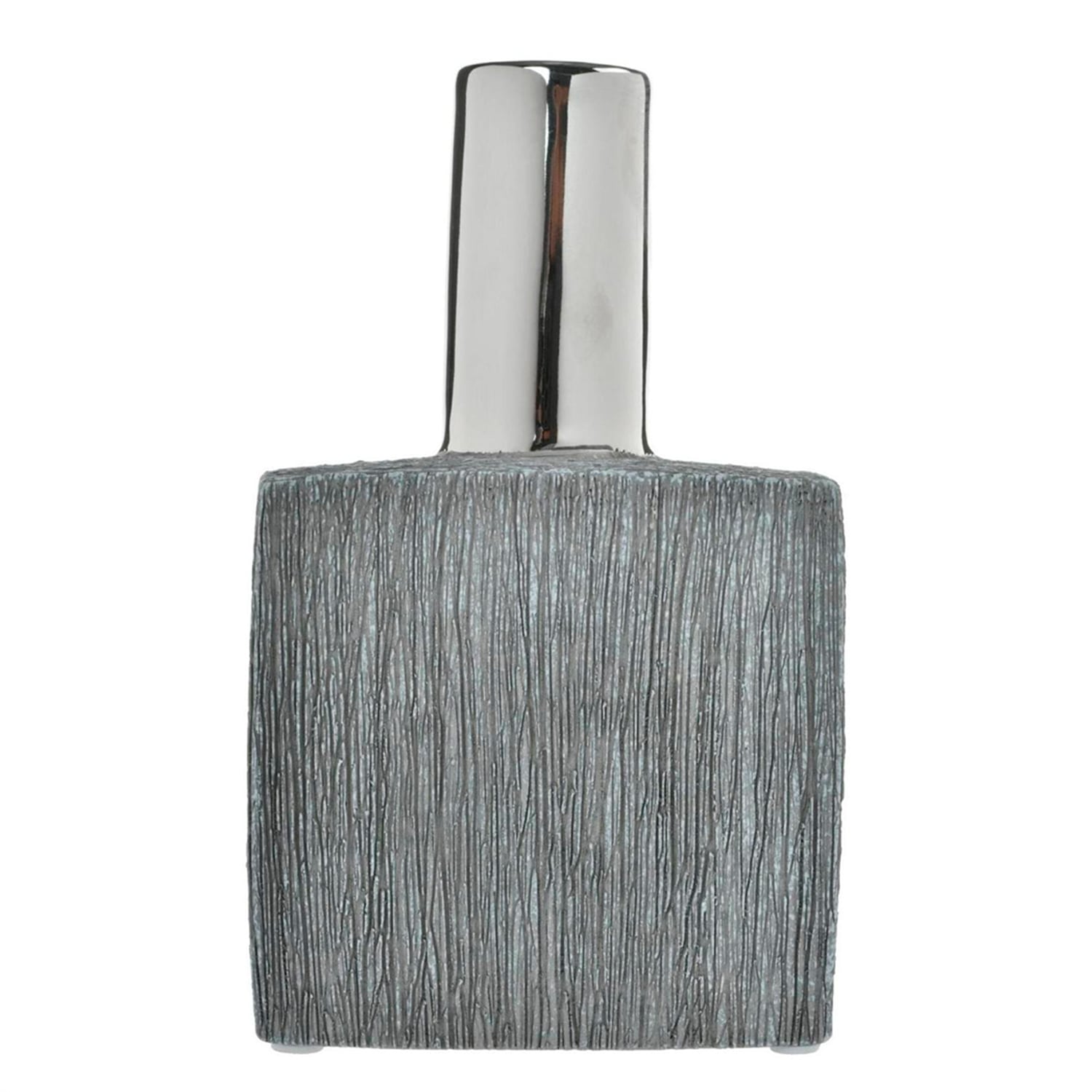 JARRON DECORATIVO ALHAMBRA RECTO SILVER | GRIS_KENIA