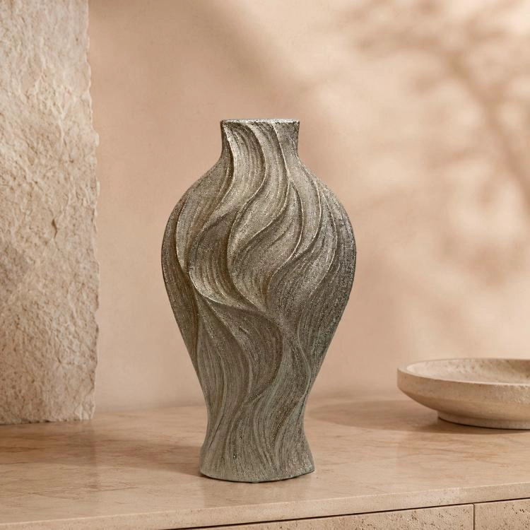 JARRON DECORATIVO LUXEMBURGO GRANDE | PLATA