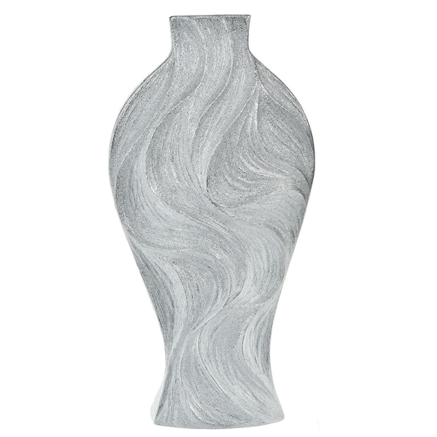 JARRON DECORATIVO LUXEMBURGO GRANDE | PLATA - 1