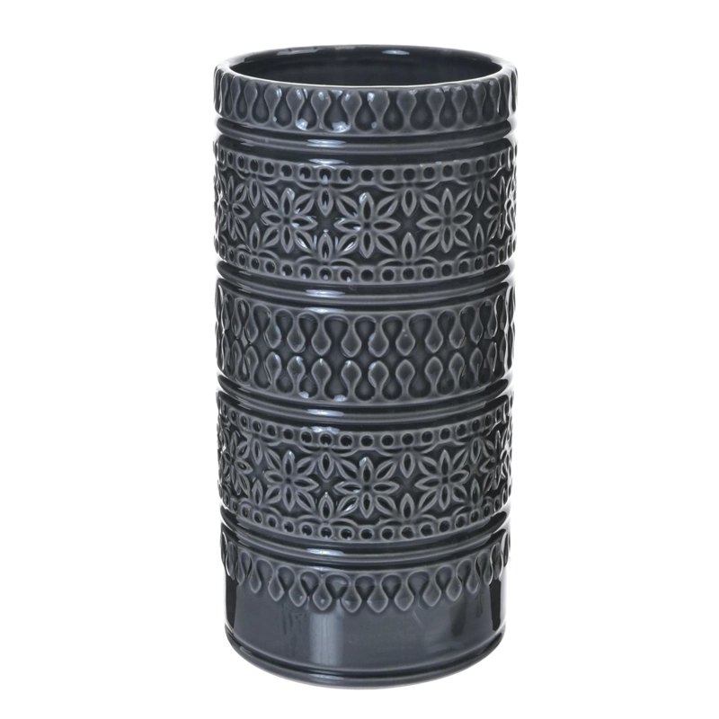 JARRON DECORATIVO ZAIRE MEDIANO | GRIS - 4