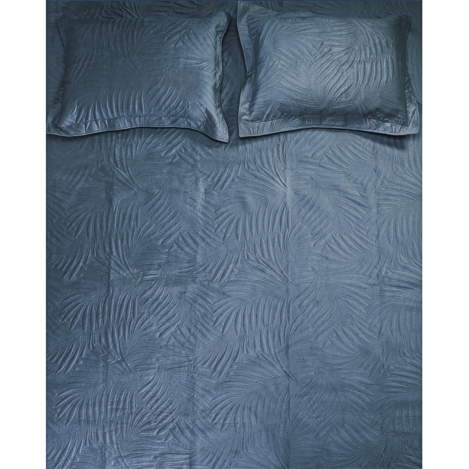 QUILT LISO VELVET IBIZA PETRÓLEO KING - 4