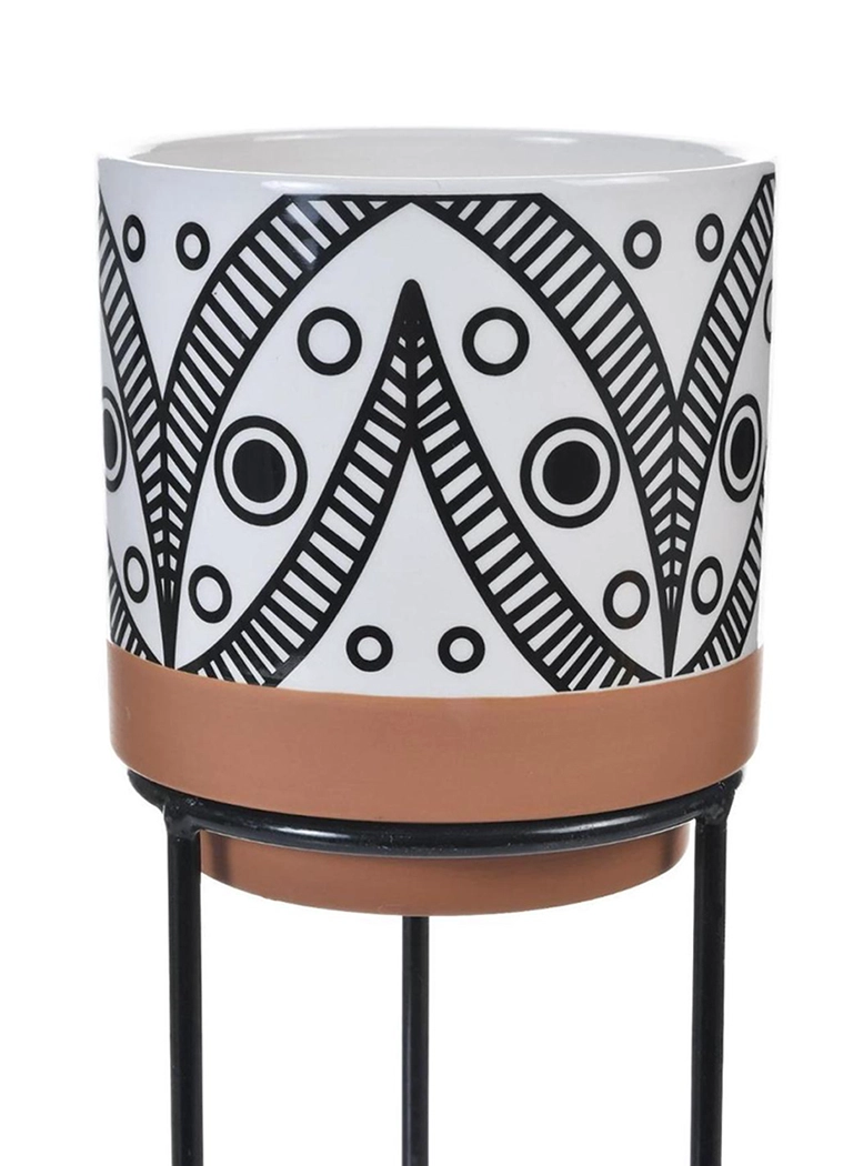 MACETA DECORATIVA GABON ALTA - 2
